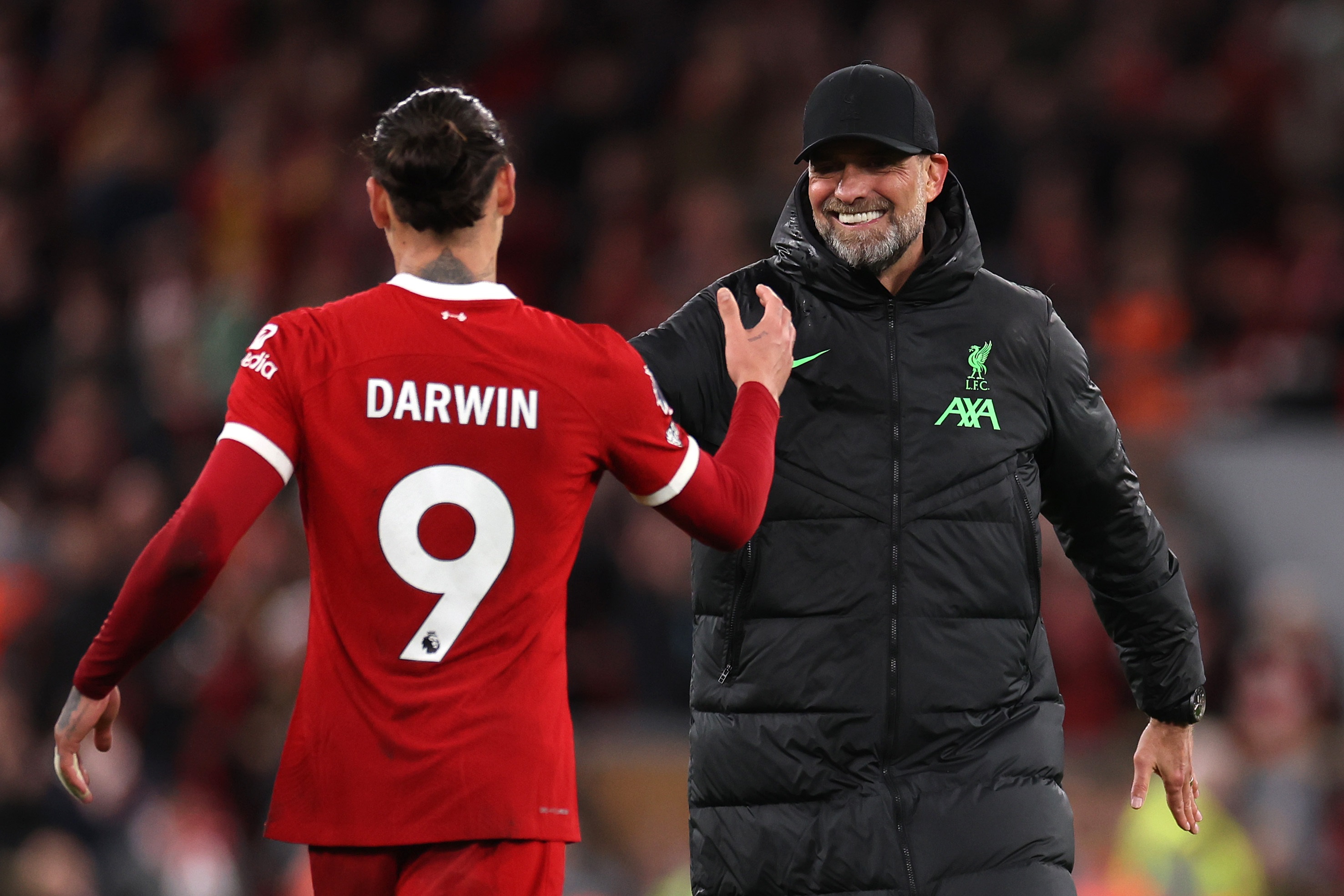 Nunez, Klopp, Liverpool Nunez, Klopp, Liverpool