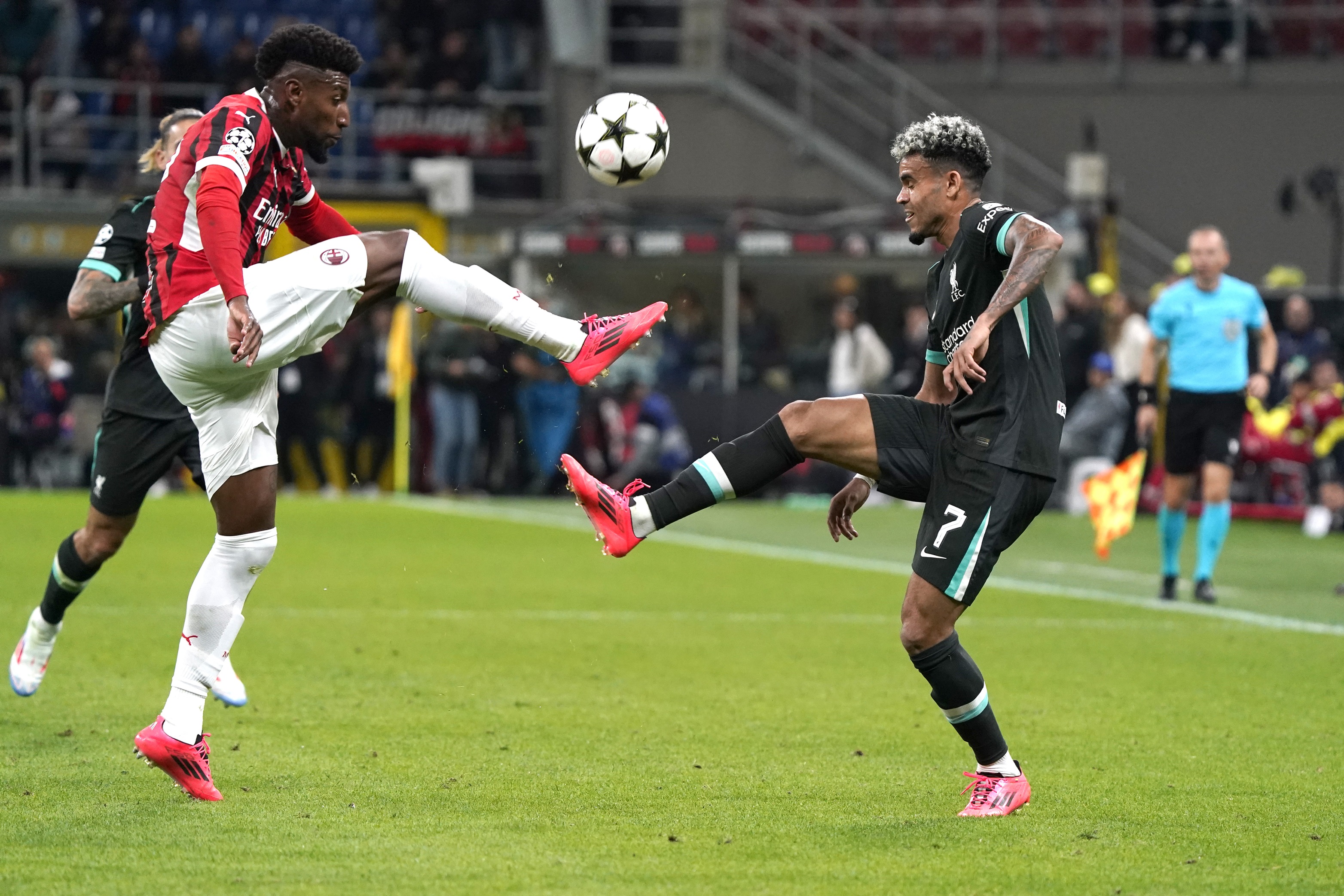 Diaz, Liverpool Luis Diaz came off the bench against AC Milan