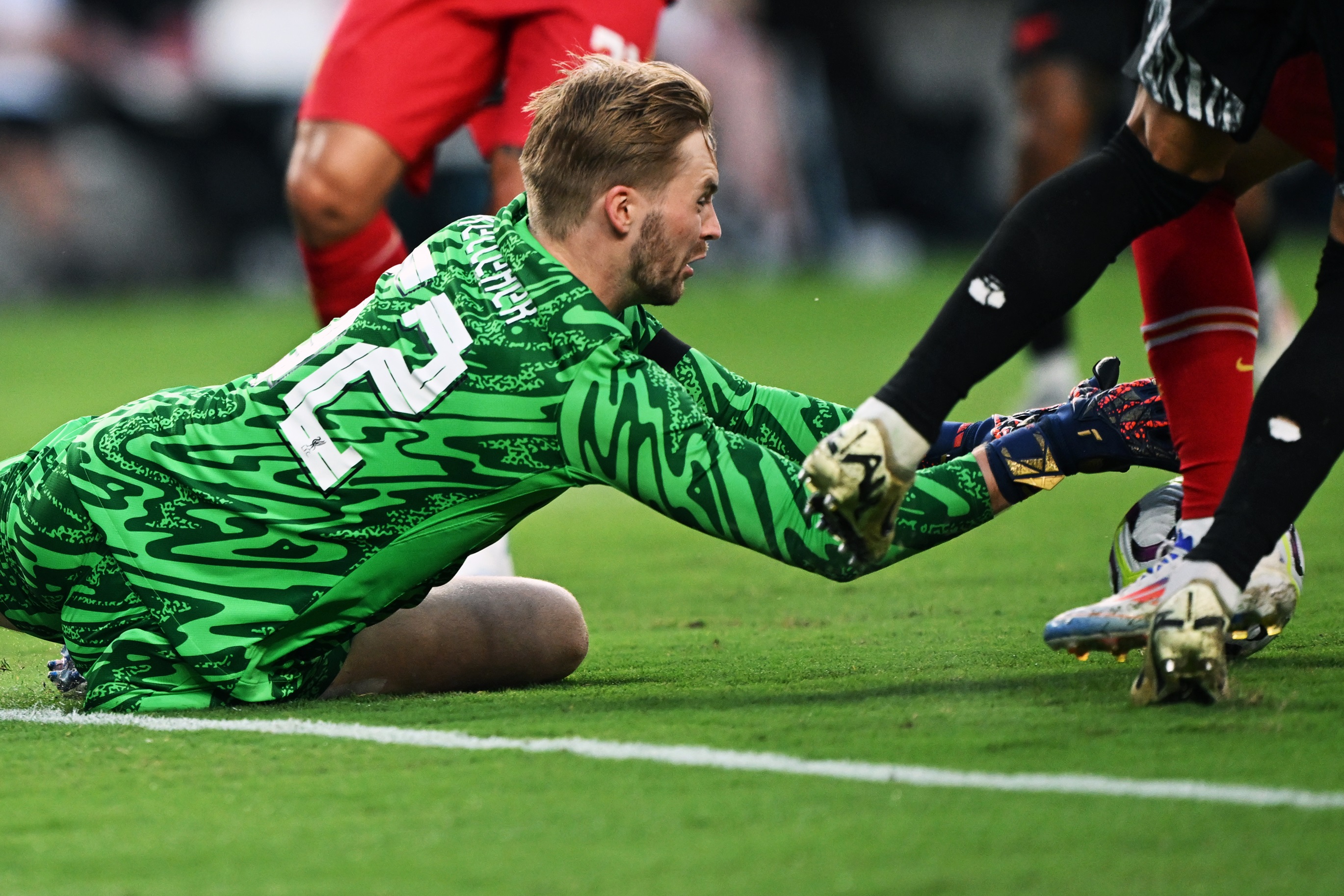 Kelleher, Liverpool, Van Dijk Kelleher, Liverpool, Van Dijk
