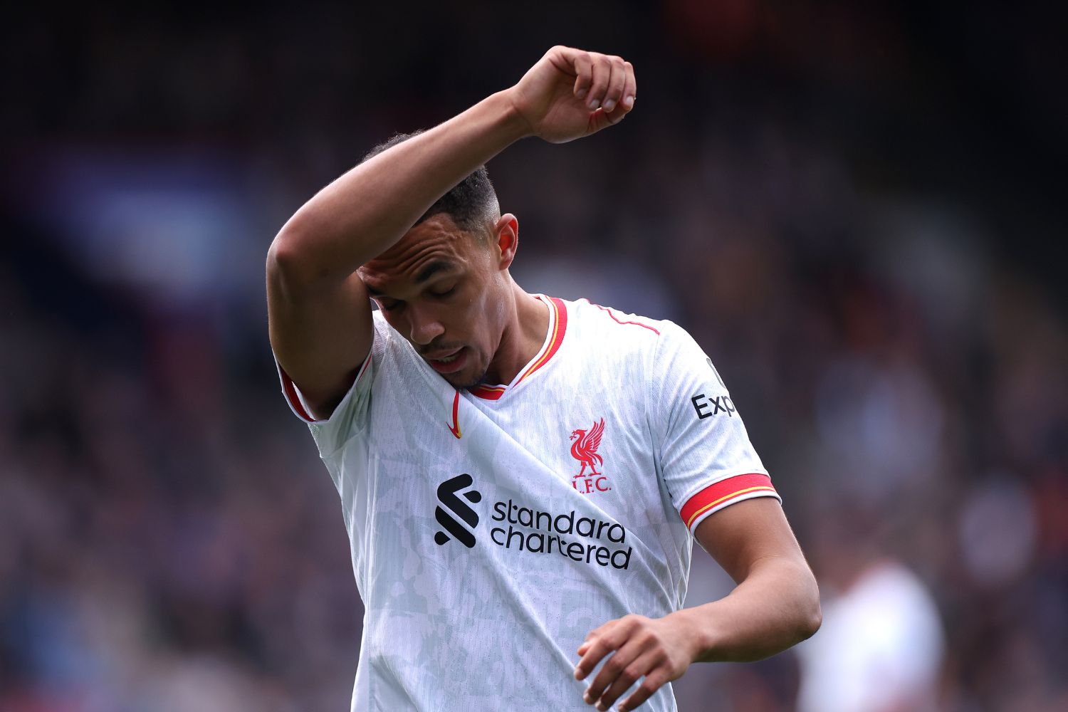 Trent Alexander-Arnold of Liverpool during the Premier League match between Crystal Palace FC and Liverpool FC at Selhurst Park