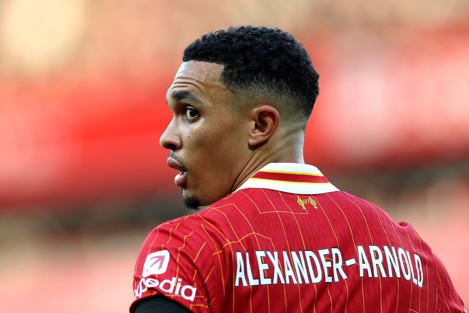 Alexander-Arnold in action for Liverpool against Chelsea