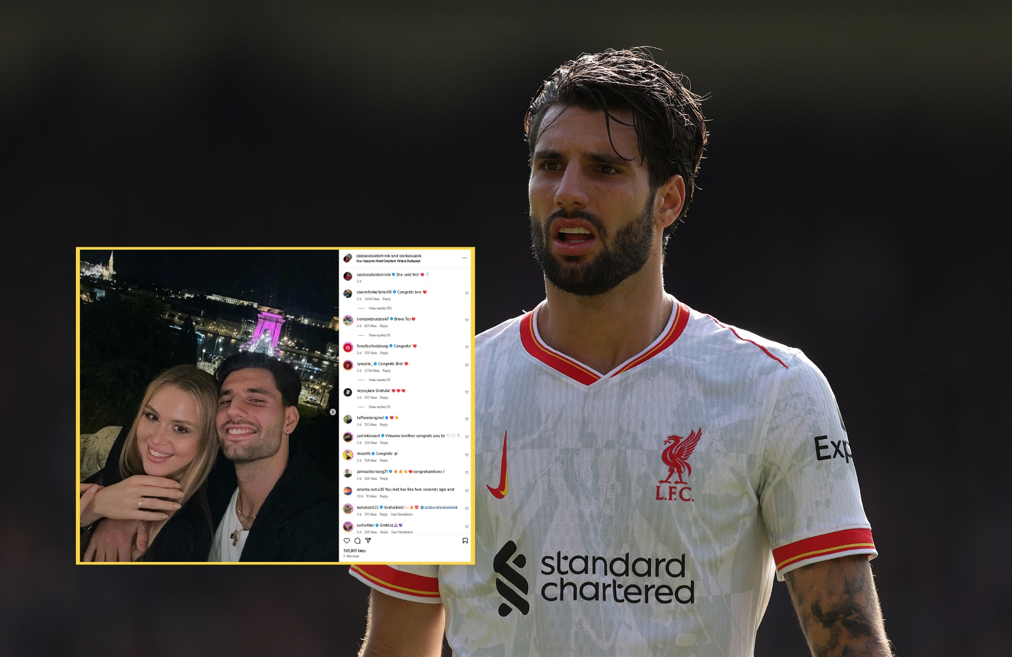 Ibrahima Konate is delighted with Dominik Szoboszlai engagement