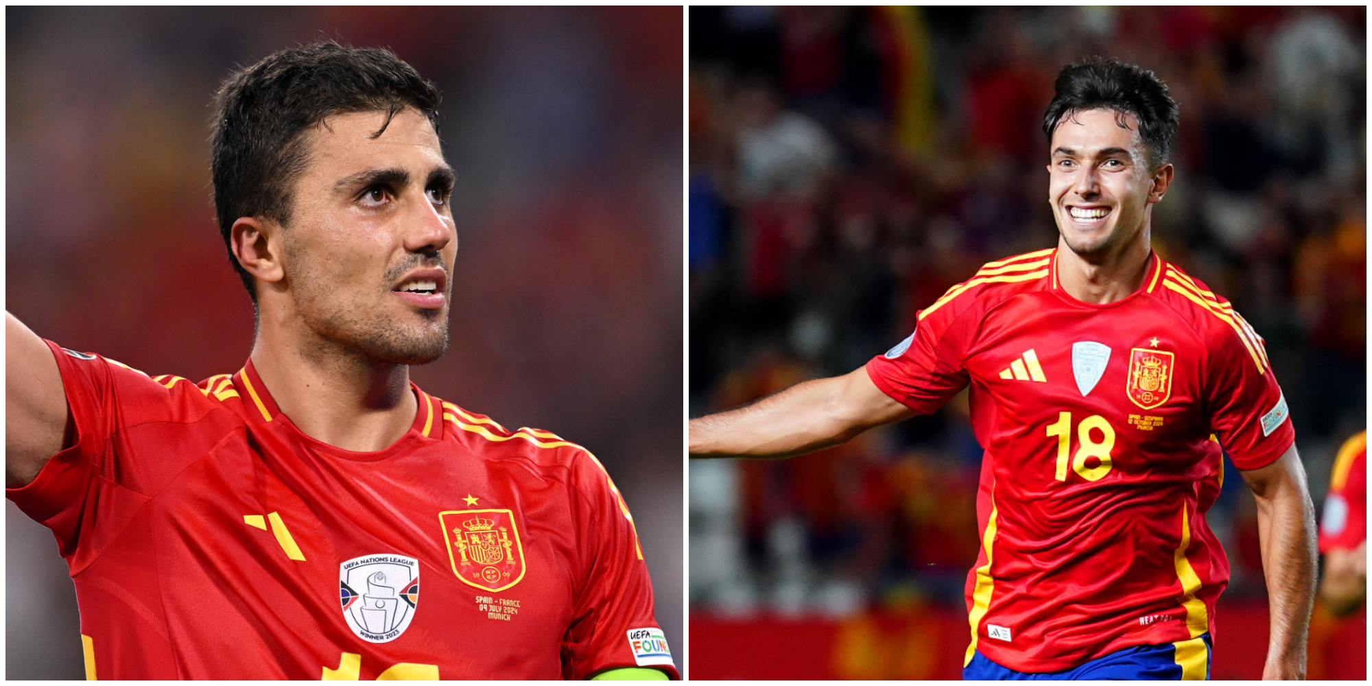 Spain have two quality midfielders in Rodri and Martin Zubimendi
