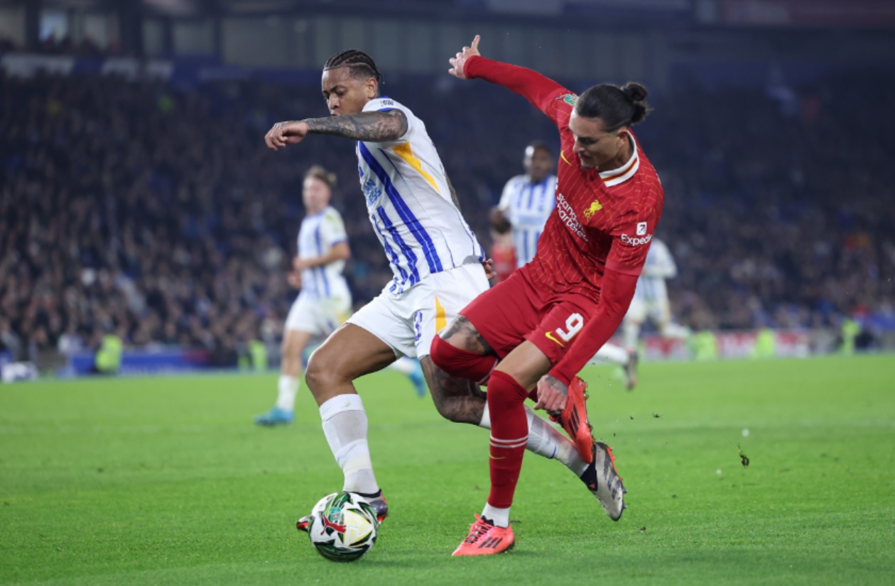 Darwin Nunez had 20 minutes off the bench in Liverpool's win over Brighton