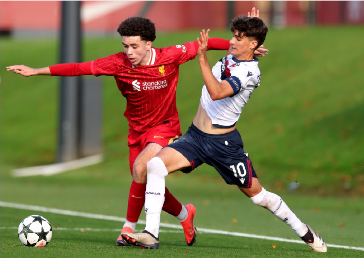 Kieran Morrison scored a cracking goal for Liverpool U19s in their Youth League defeat to RB Leipzig