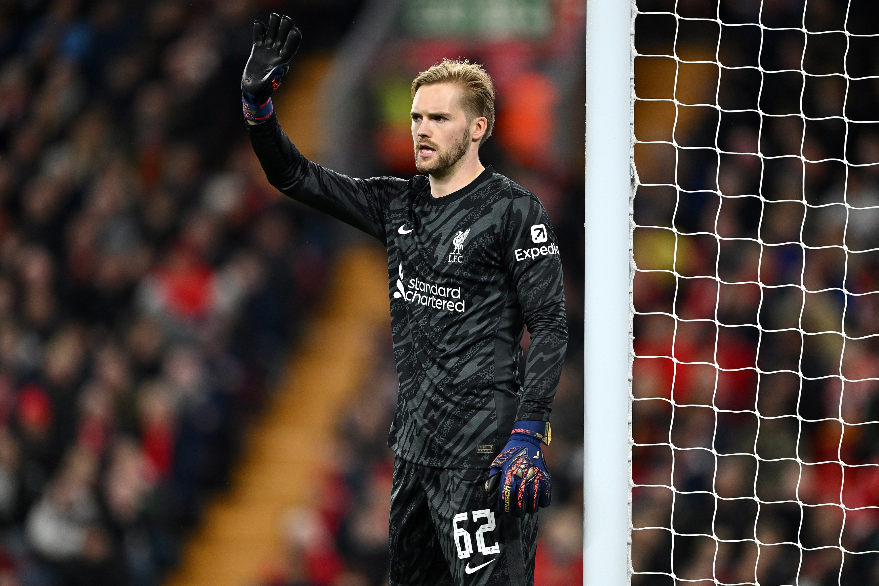 Caoimhin Kelleher will stand in for the injured Alisson Becker
