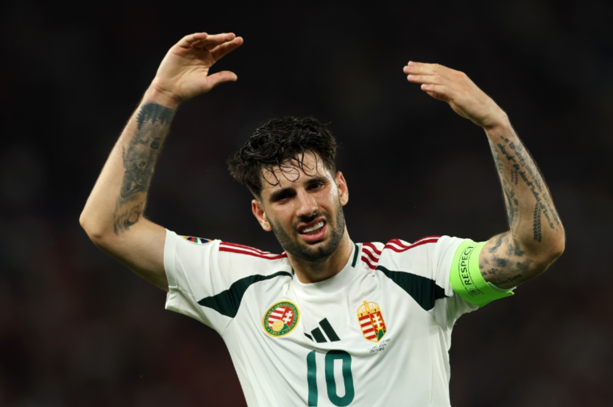Dominik Szoboszlai was on top form for Hungary against Bosnia