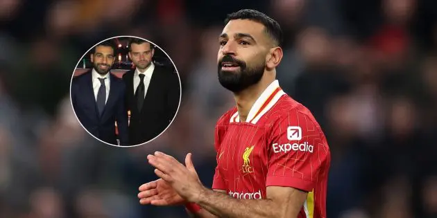 Mo Salah in action amid agent contract update
