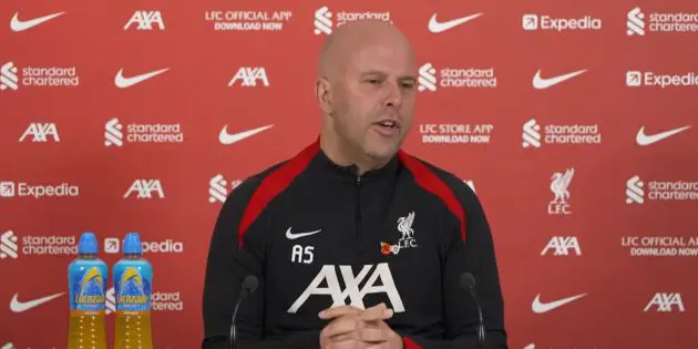 Arne Slot provides injury update on Diogo Jota