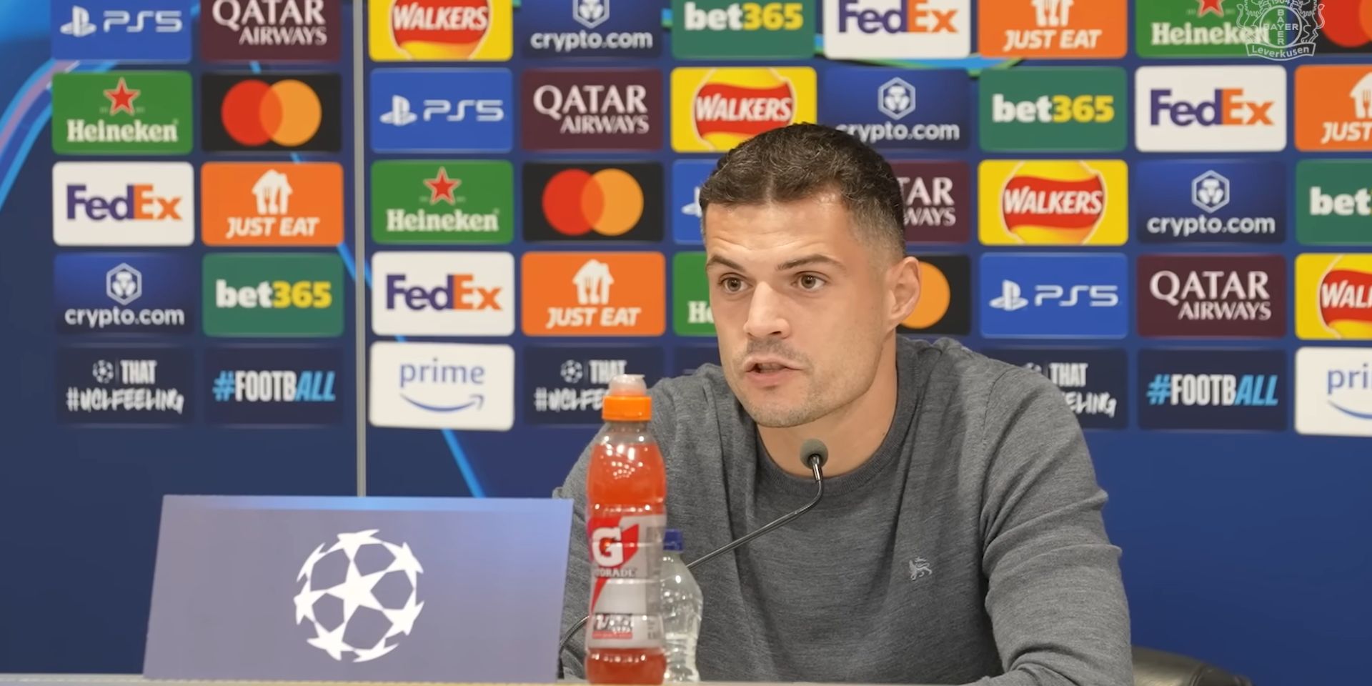 Granit Xhaka discusses Mo Salah