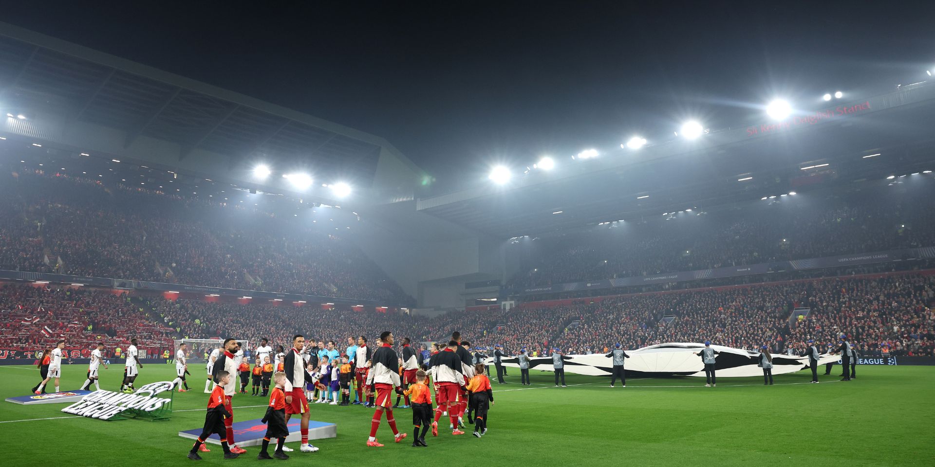 Anfield as Xabi Alonso manages against Liverpool