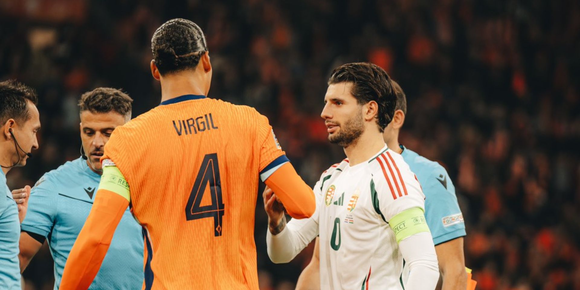 Van Dijk captains Netherlands amid injury concern