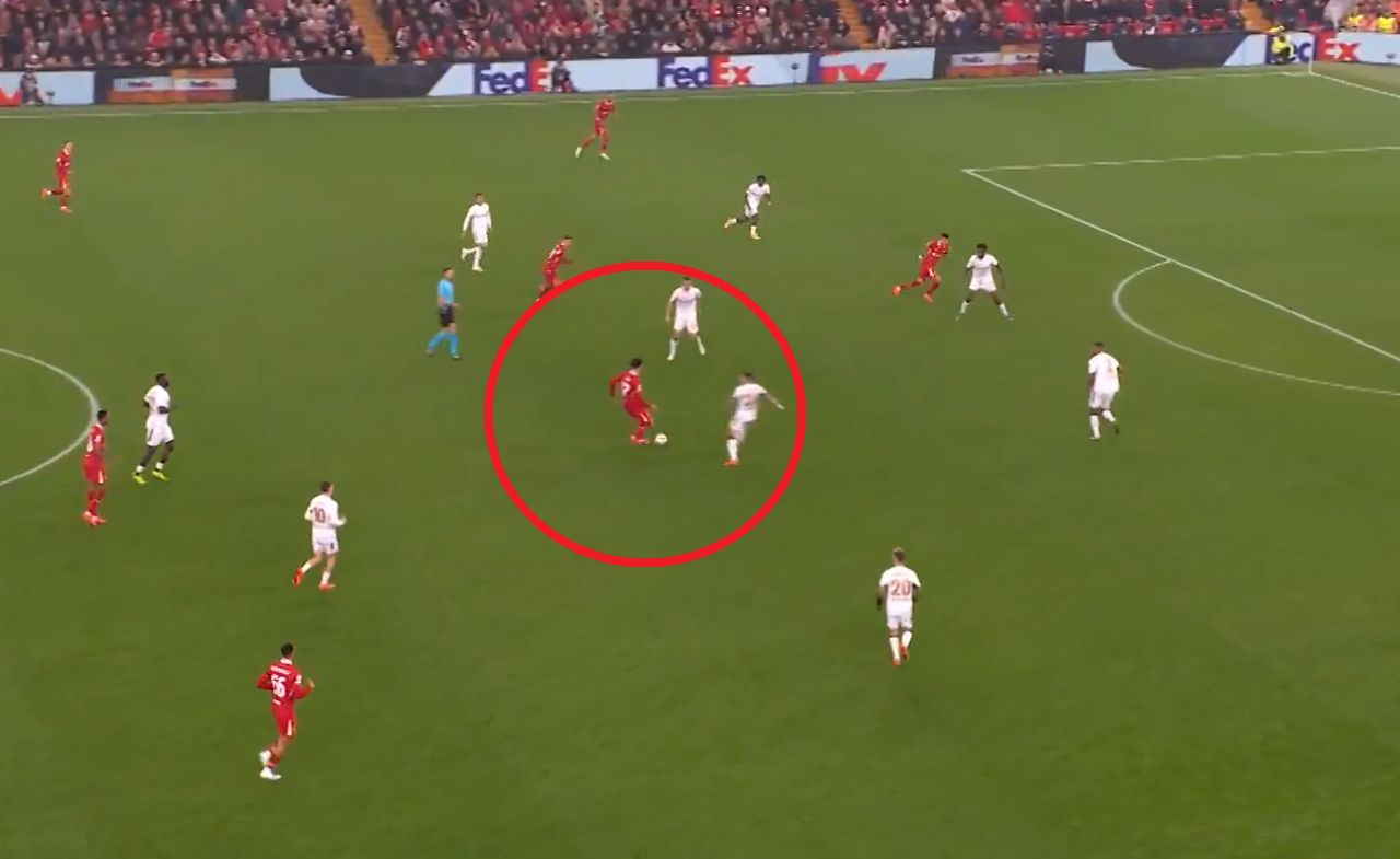 That Curtis Jones pass for Luis Diaz goal was world-class.