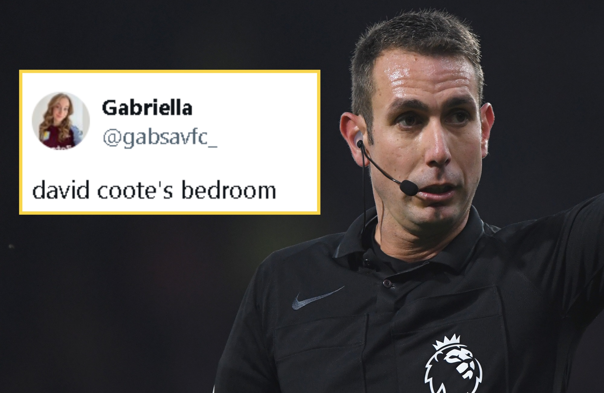 Suspended Premier League referee David Coote.