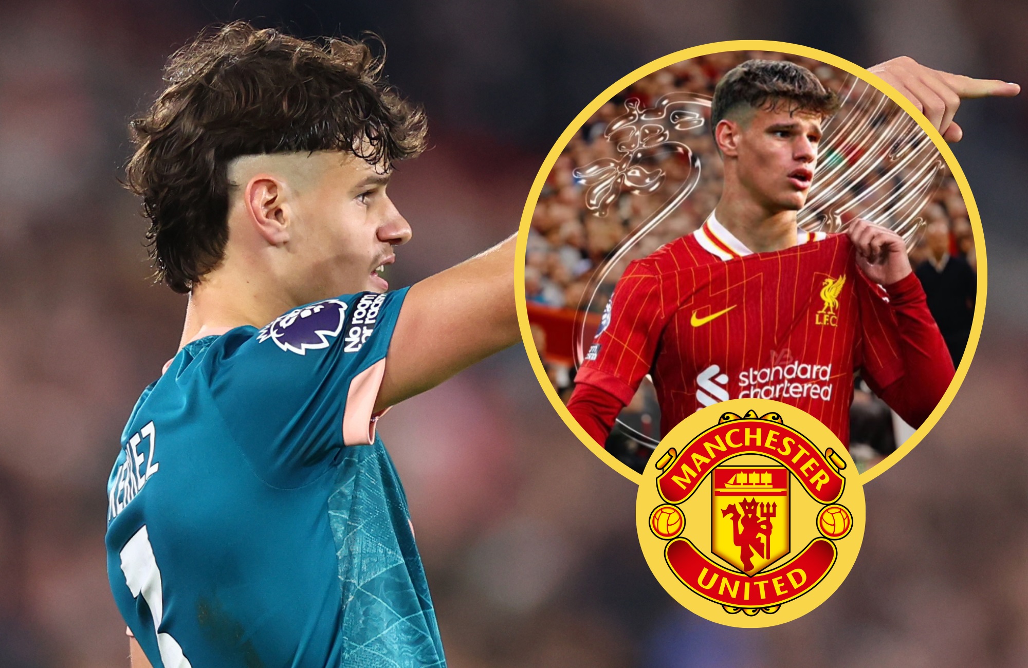 Liverpool and Manchester United target Milos Kerkez of Bournemouth.