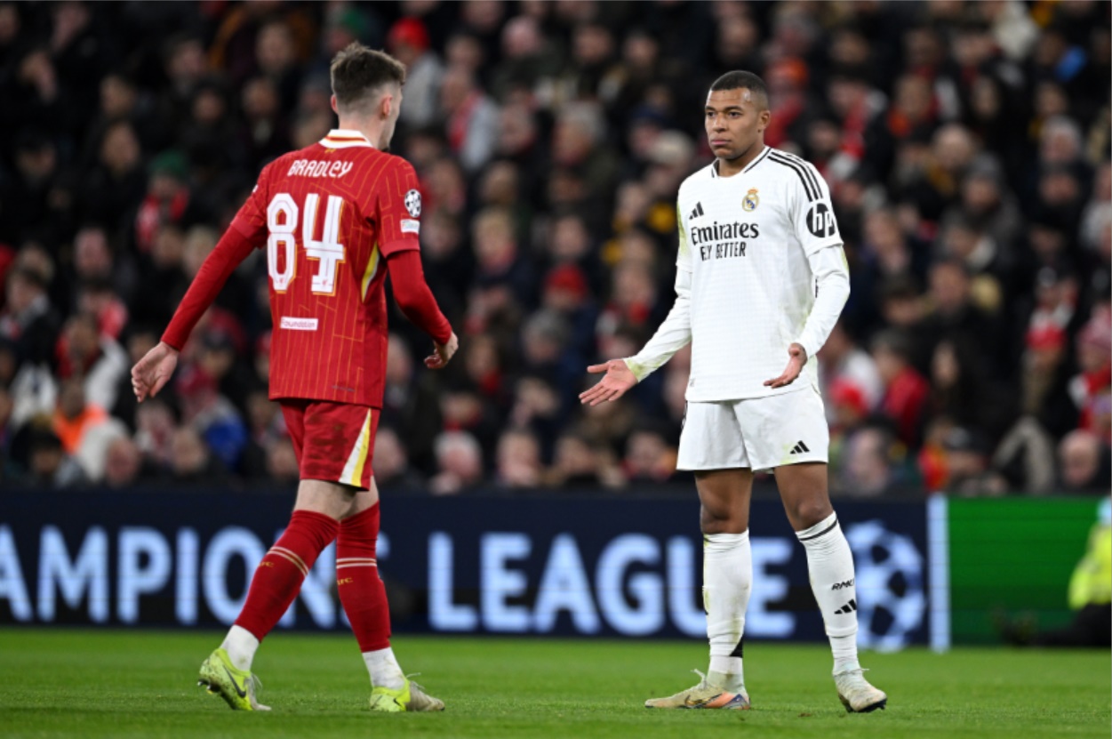 Conor Bradley suffered a suspected hamstring injury in Liverpool's win over Real Madrid