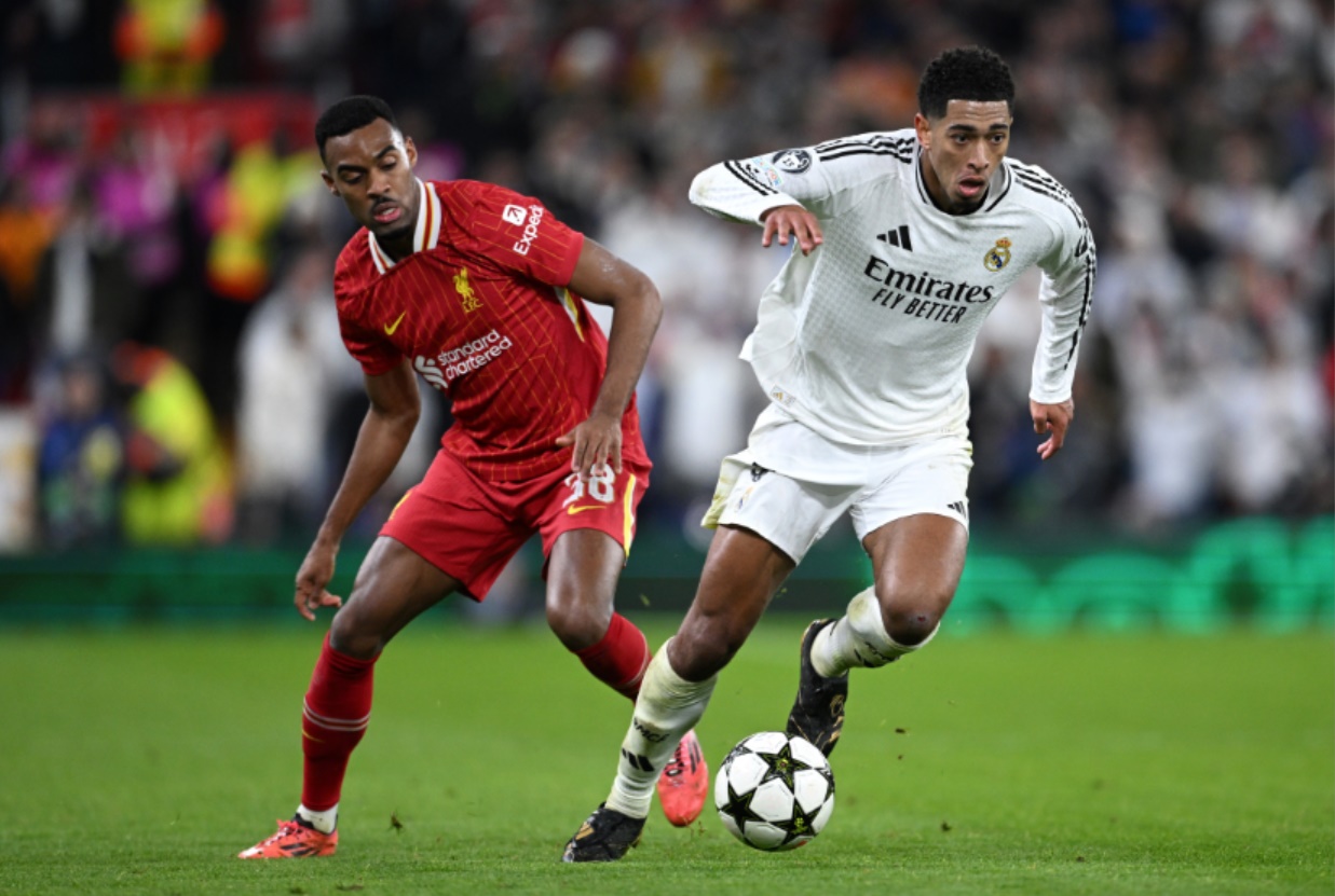 Jude Bellingham has described Liverpool as the 'best-performing team in Europe' right now
