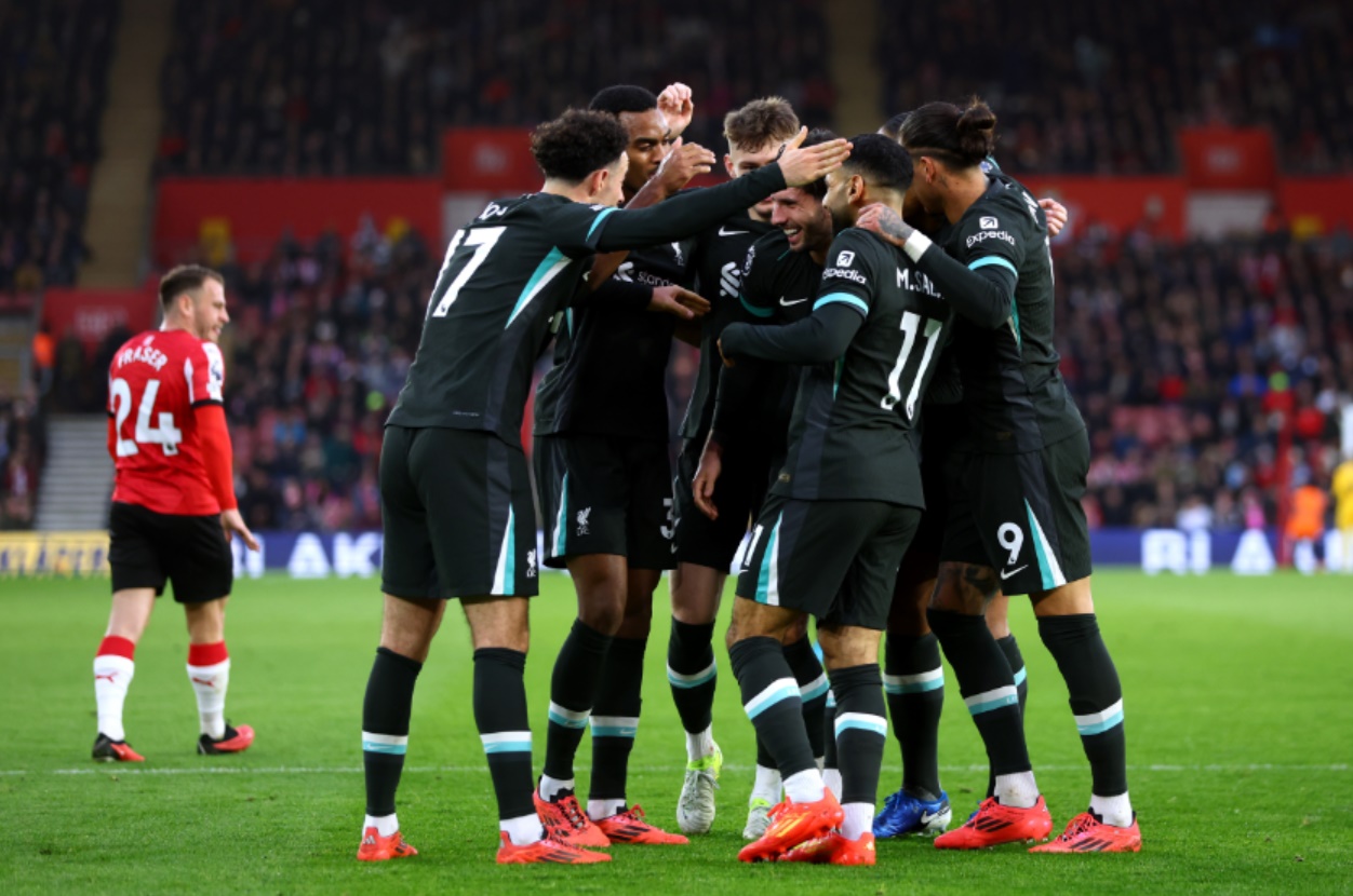 Liverpool players were shocked to see Mo Salah speaking to reporters on Sunday