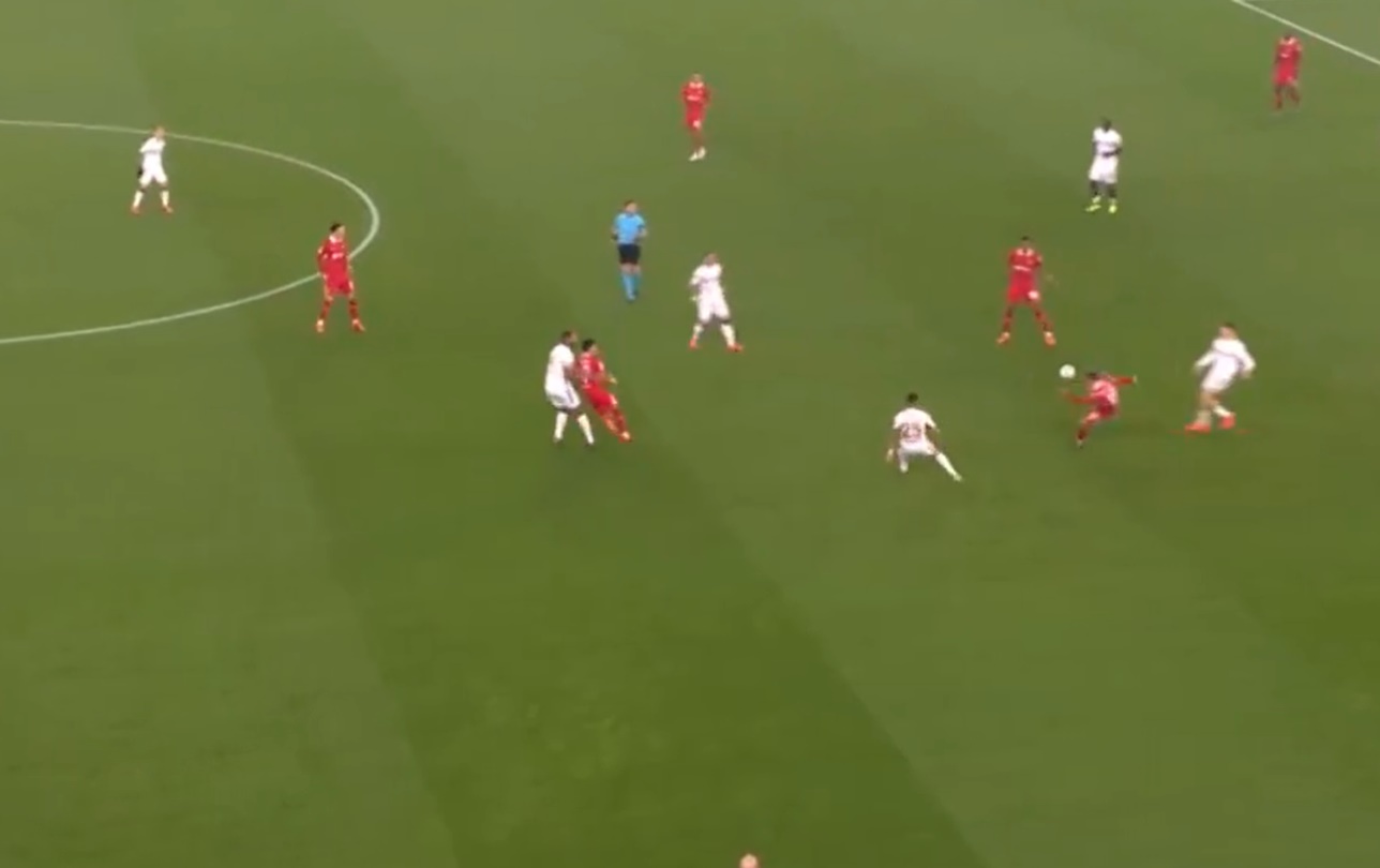 Alexis Mac Allister picked out Cody Gakpo with an outrageous pass