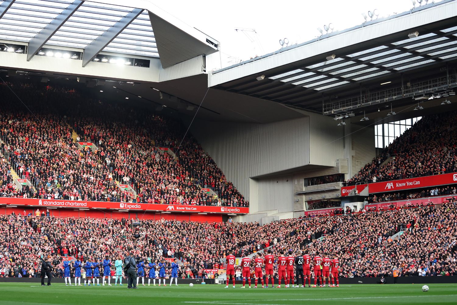 Liverpool and Chelsea faced off at Anfield earlier in the season