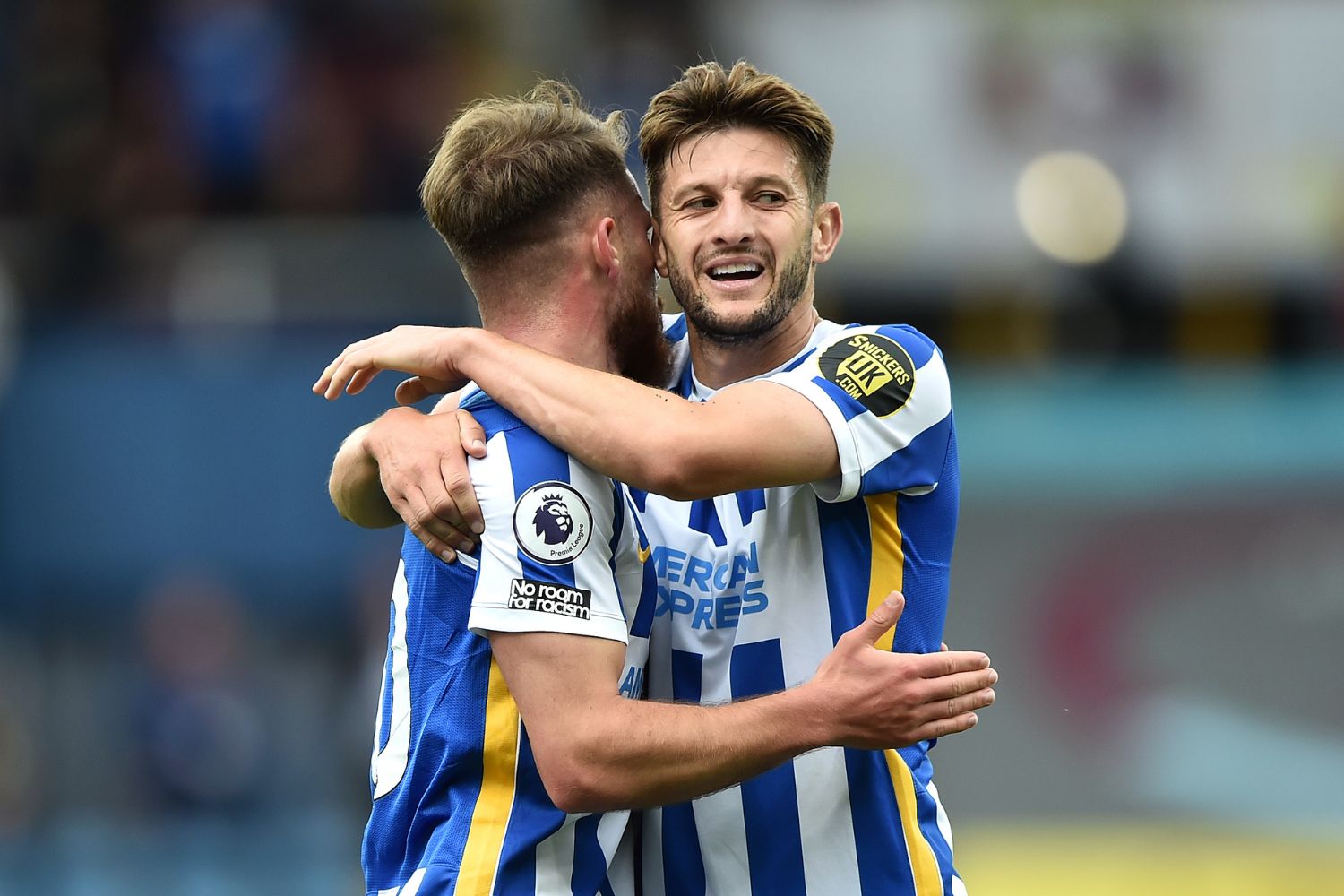 Adam Lallana and Alexis Mac Allister whilst playing for Brighton