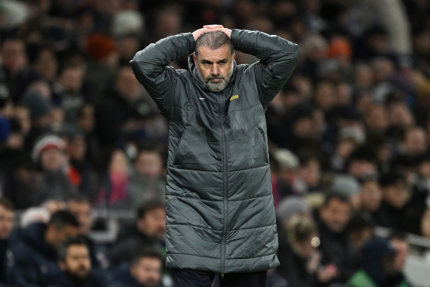 Ange Postecoglou watches Tottenham lose against Chelsea