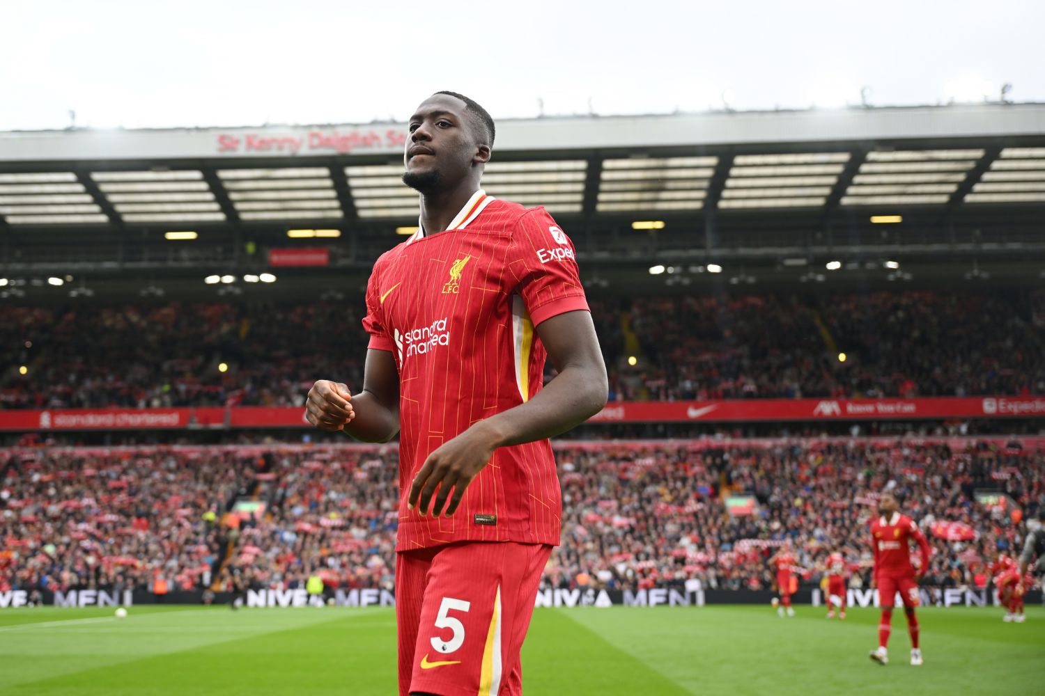 Ibou Konate at Anfield