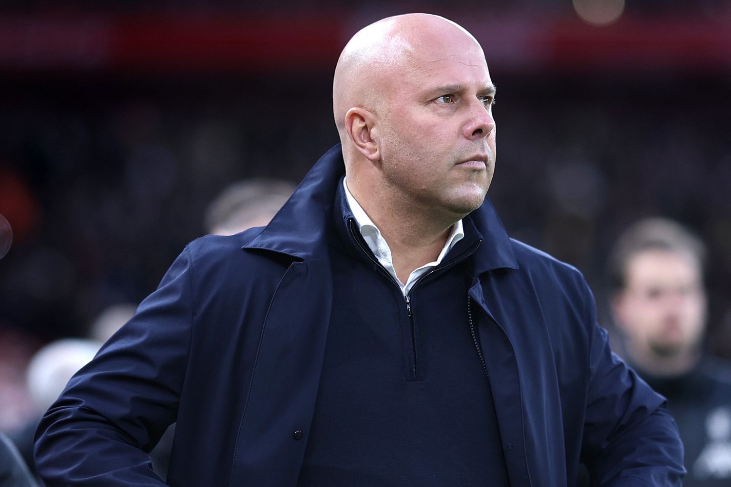 Arne Slot oversees a Liverpool game