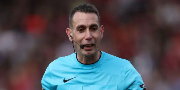 David Coote as a referee