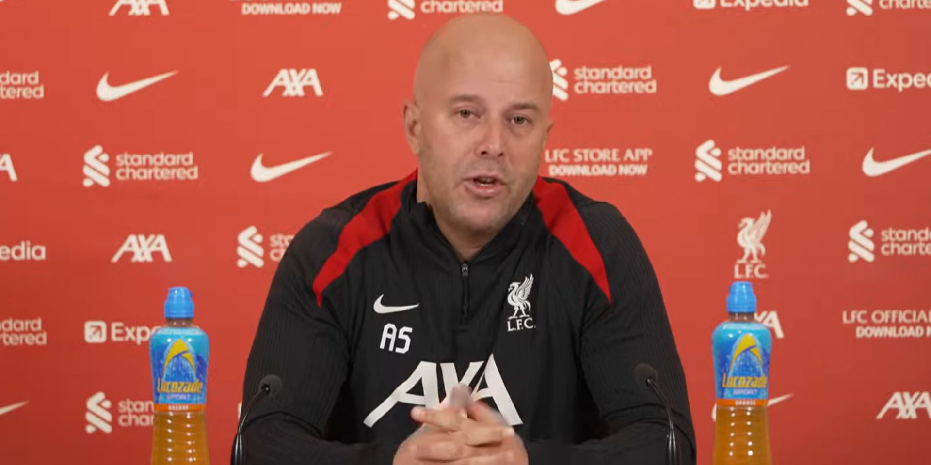Arne Slot comments on Trent Alexander-Arnold's comments