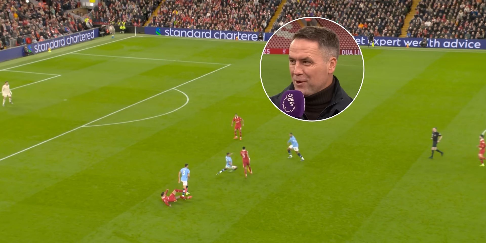 Owen on Salah potential offside against Man City