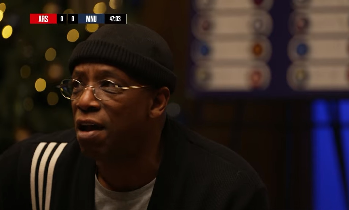 Ian Wright reacts to Caoimhin Kelleher conceding to Fabian Schar.