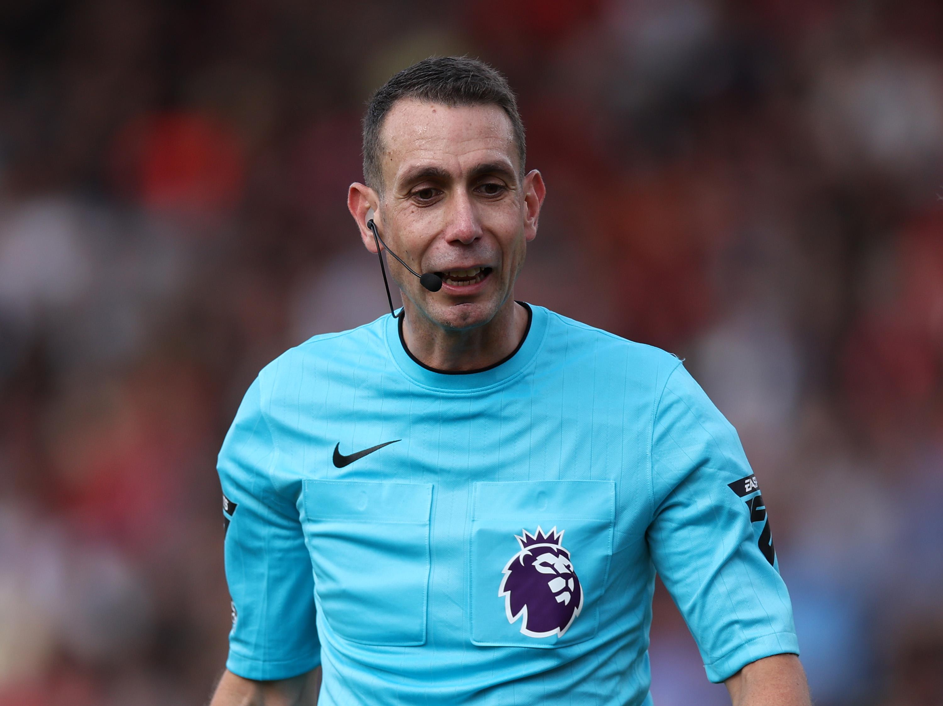 David Coote officiating a Bournemouth game.