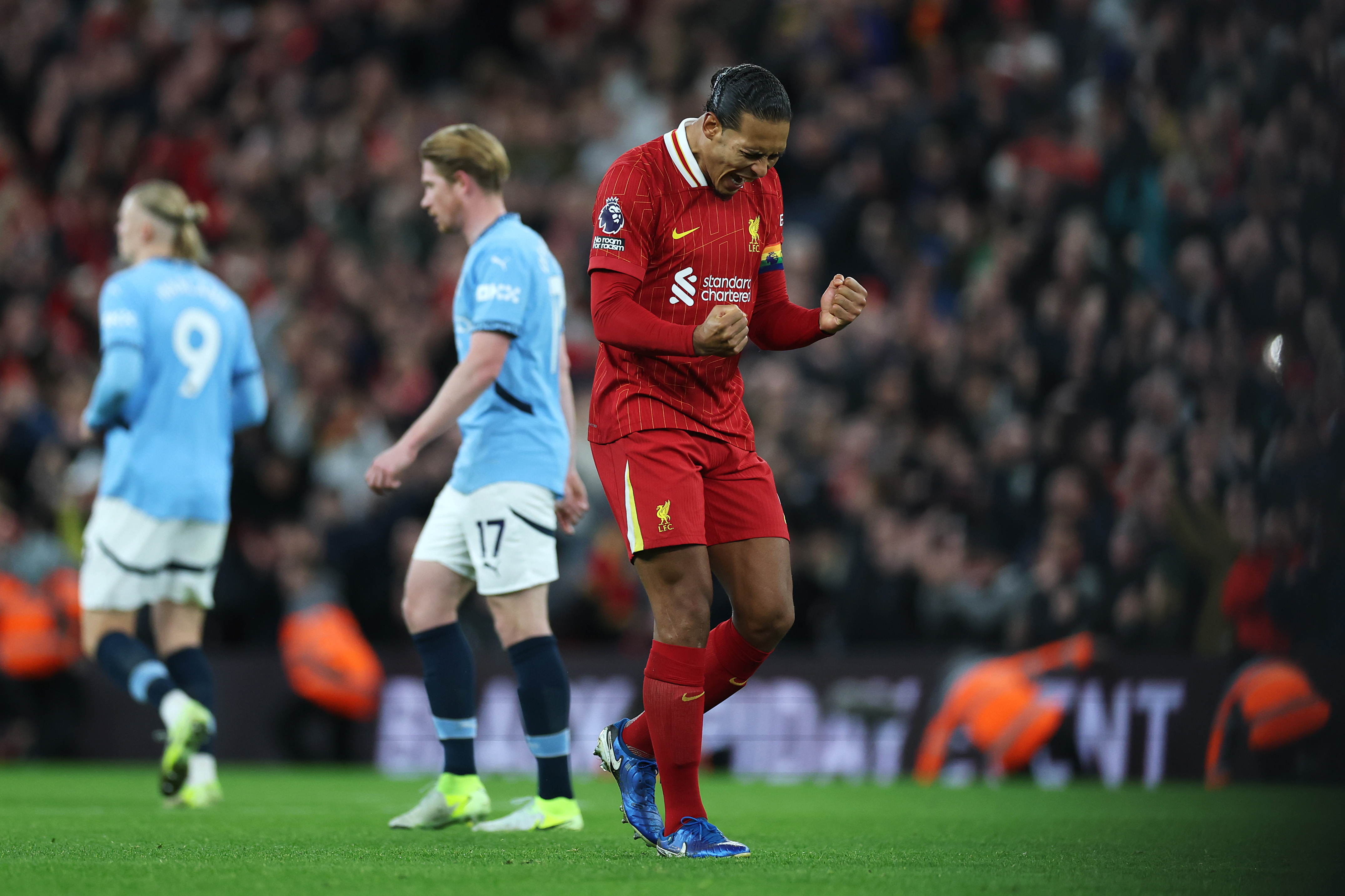 Virgil van Dijk led by example in Liverpool's win over Man City