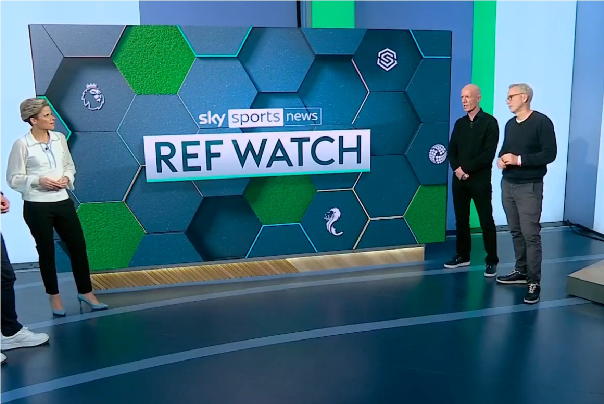 Dermot Gallagher disagreed with the decision to send off Andy Robertson against Fulham