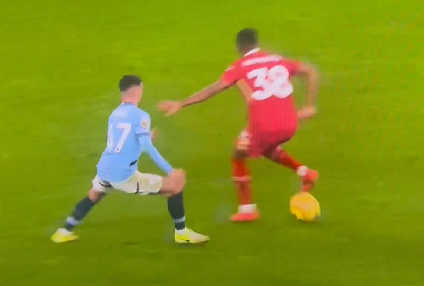 Ryan Gravenberch turned brilliantly past Phil Foden
