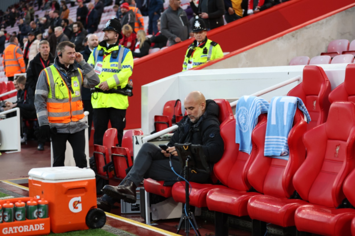 Stefan Ortega reacted badly to Liverpool fans taunting Pep Guardiola