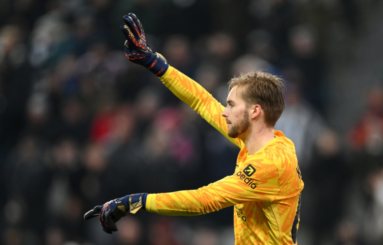 Caoimhin Kelleher produced a brilliant save to deny Cameron Archer