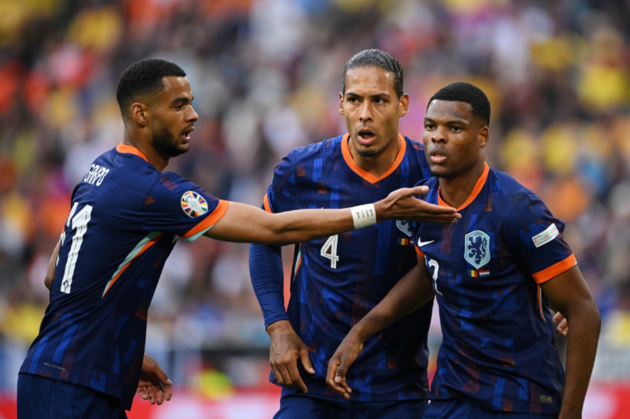 Cody Gakpo and Virgil van Dijk featured for Netherlands at Euro 2024