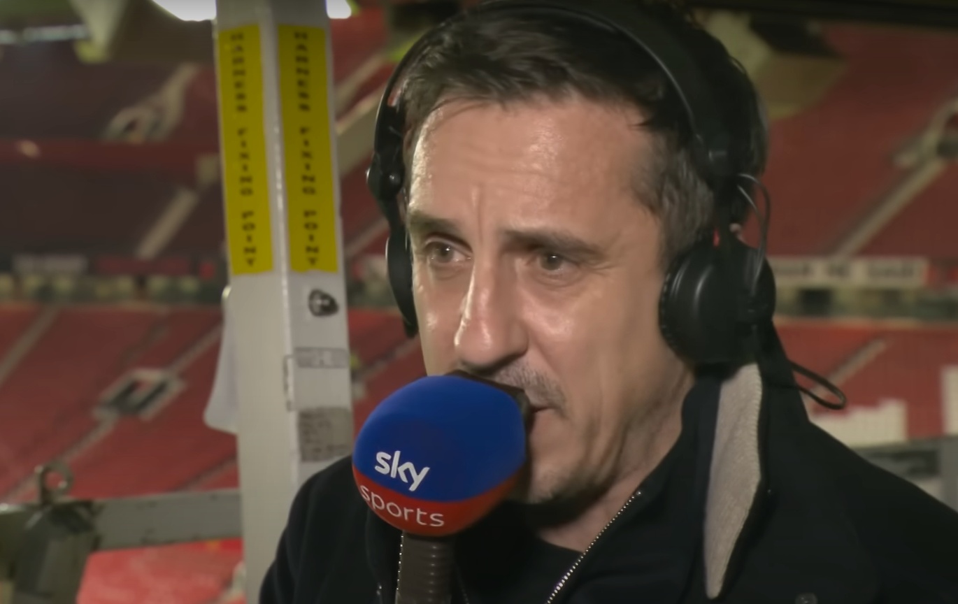Gary Neville was in awe of Mo Salah's trickery against West Ham