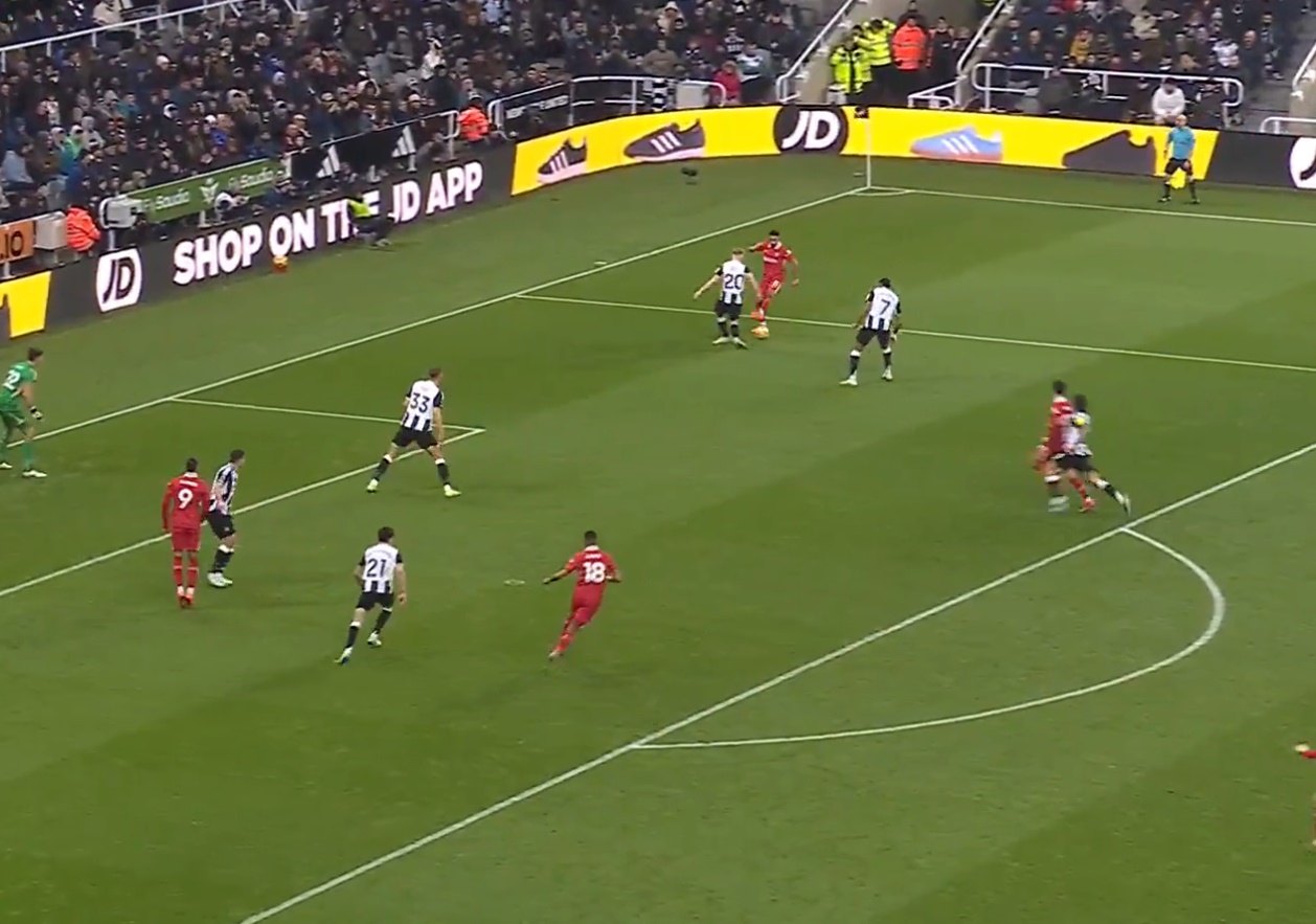 Mo Salah set up Curtis Jones with a sublime assist
