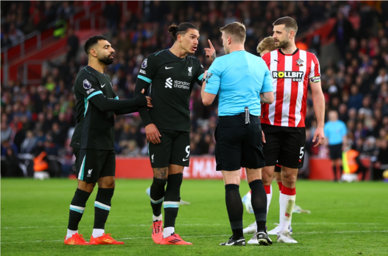 Darwin Nunez is one yellow card away from a one-match suspension in the Premier League