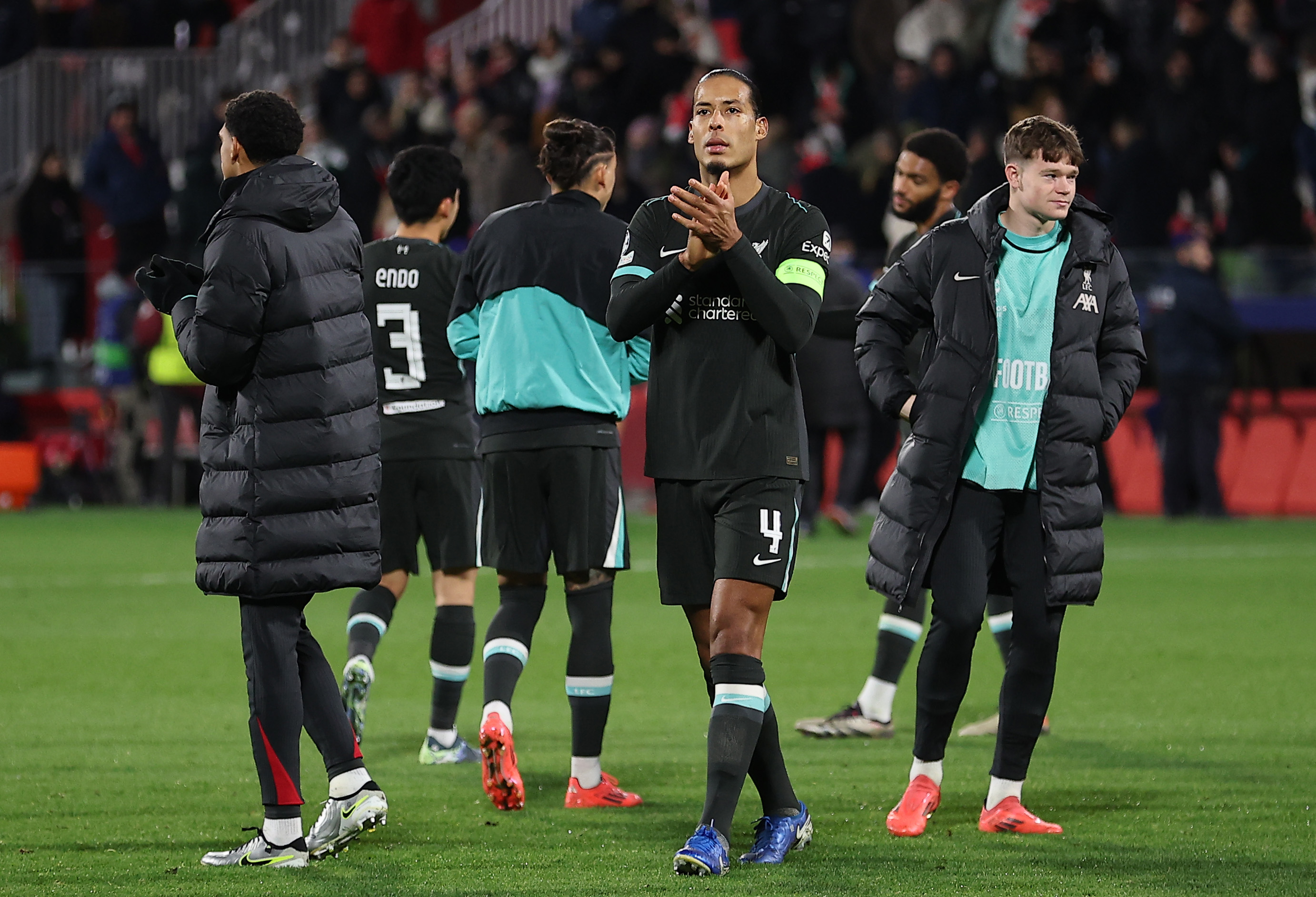 Virgil van Dijk is reportedly willing to agree a new contract at Liverpool