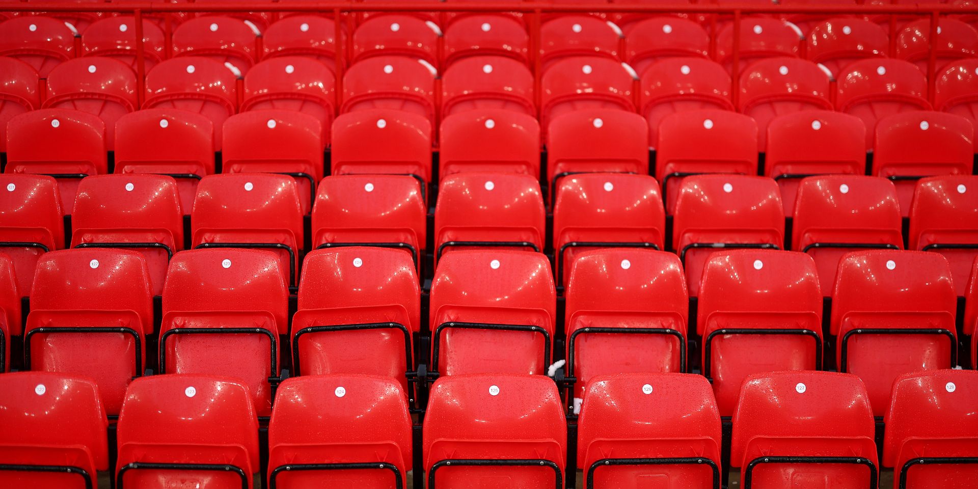 Empty Anfield ahead of Manchester United game