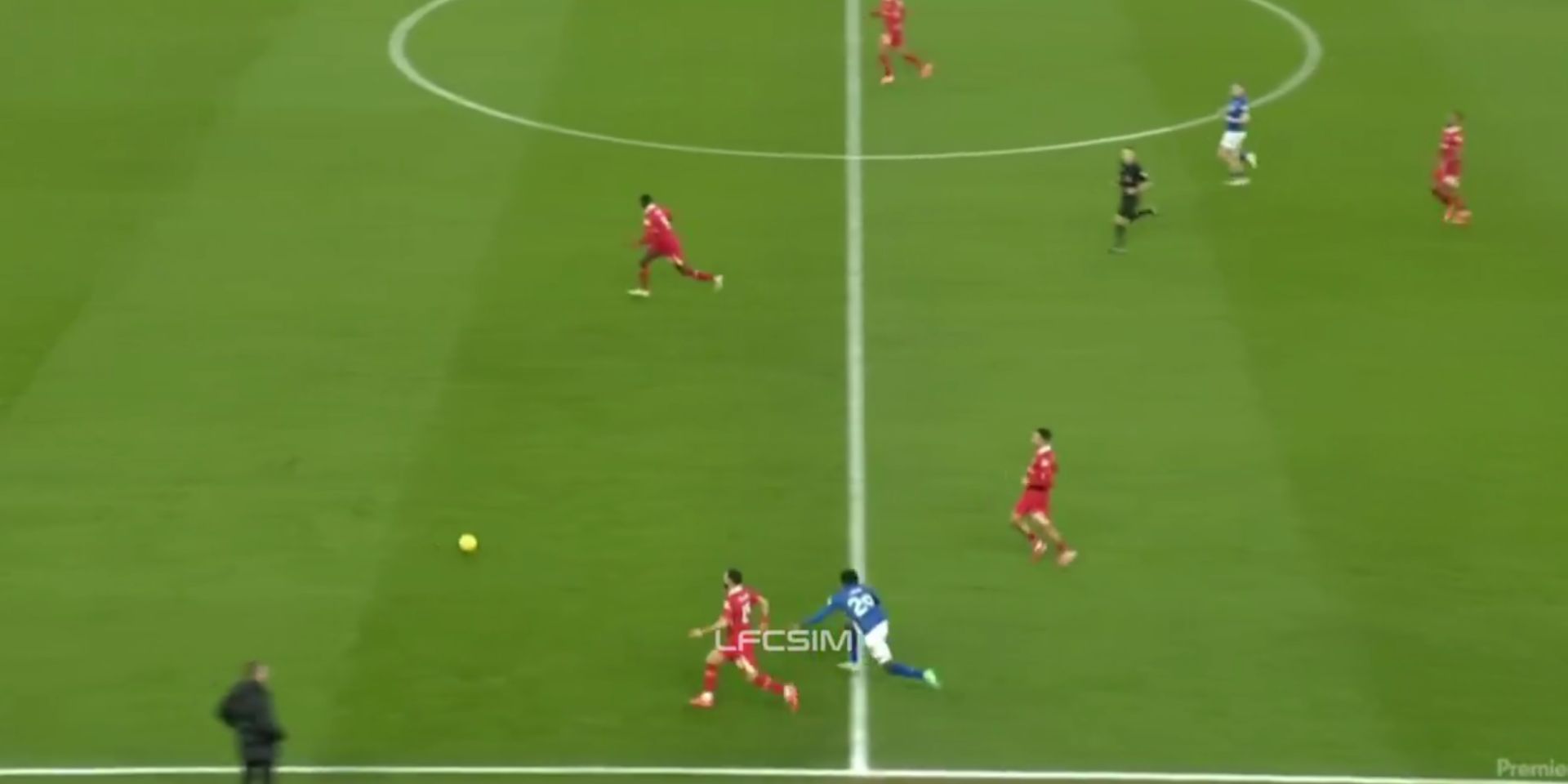 Mo Salah in action against Ipswich