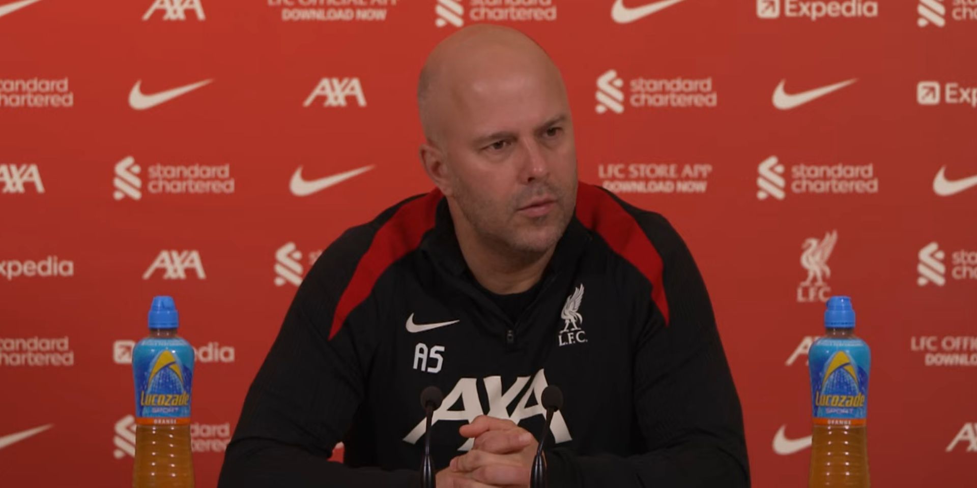 Arne Slot discusses Darwin Nunez