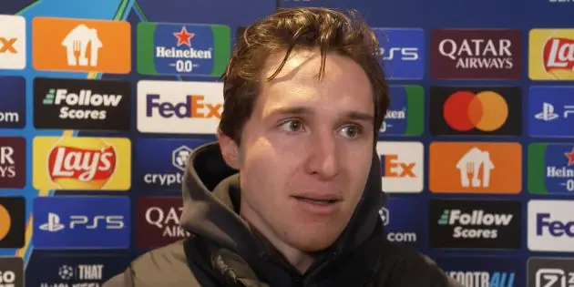 Federico Chiesa speaks after playing PSV