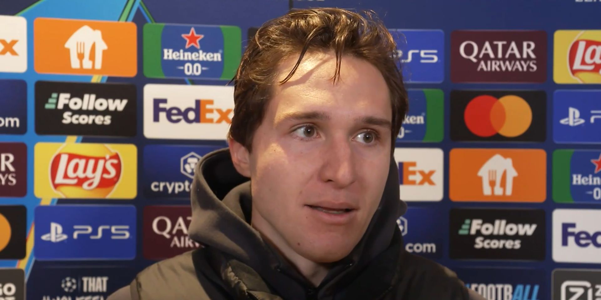Federico Chiesa speaks after playing PSV