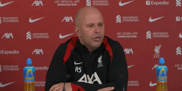 Arne Slot on contract talks at Liverpool