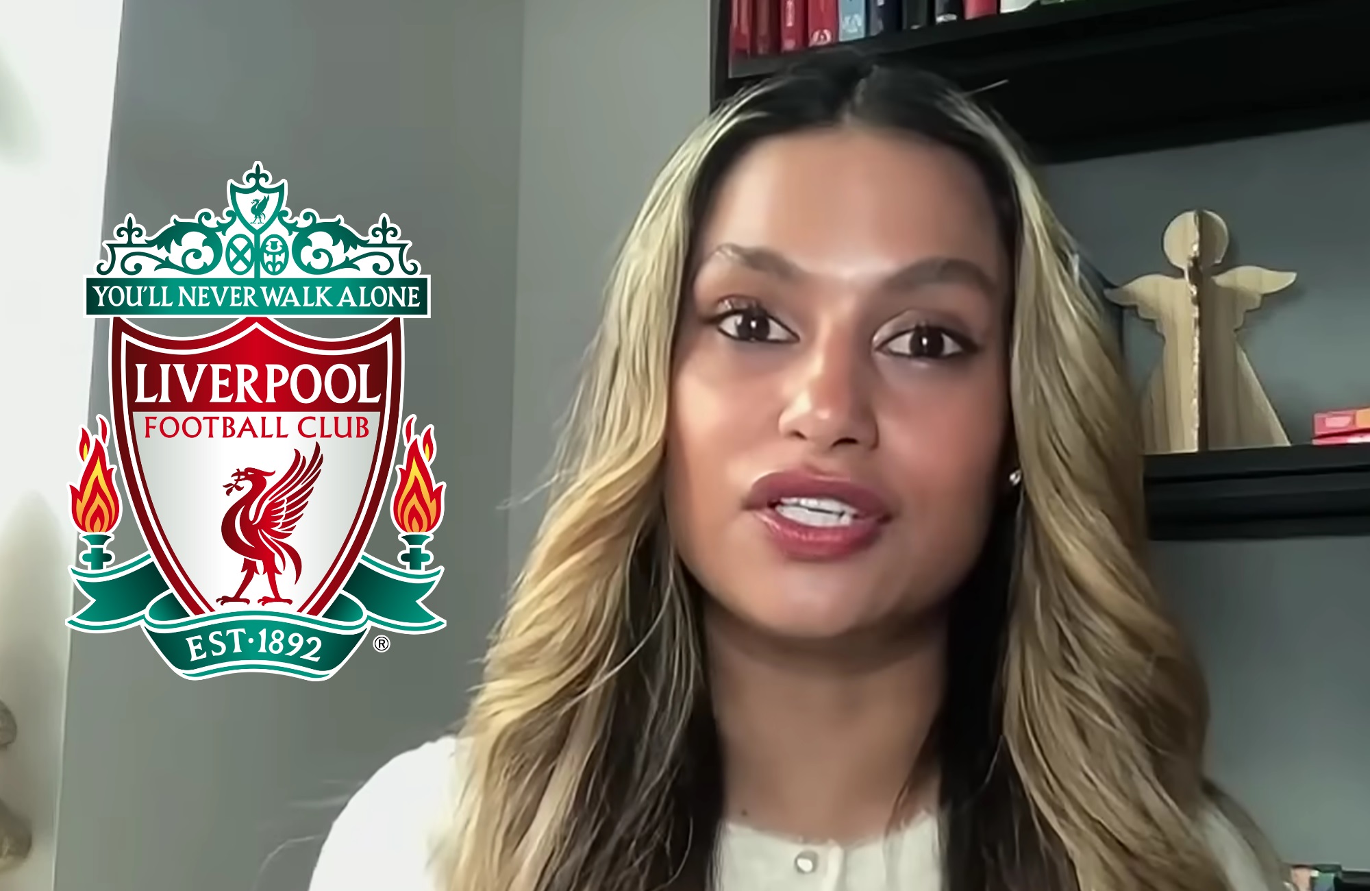 Melissa Reddy speaking to Sky Sports.